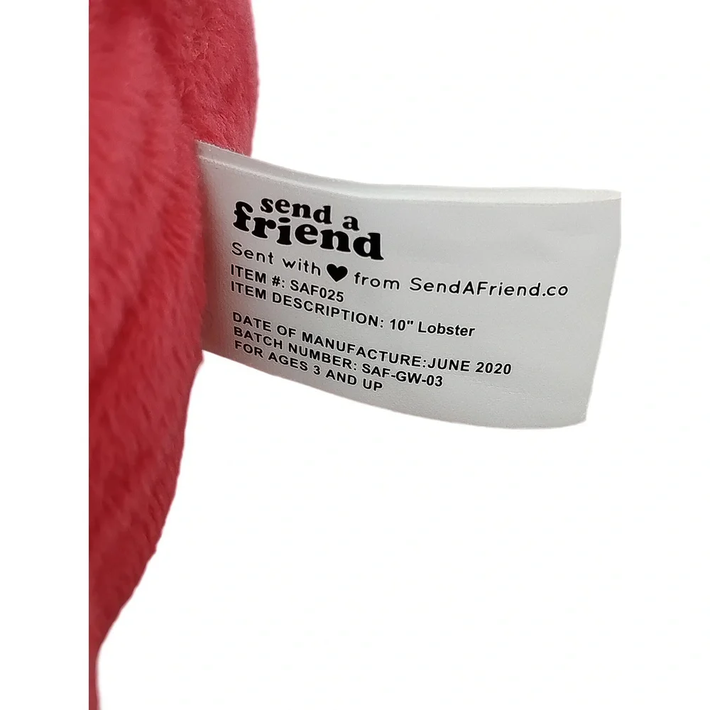 SendAFriend Lobster Plush Toy Stuffed Animal 14